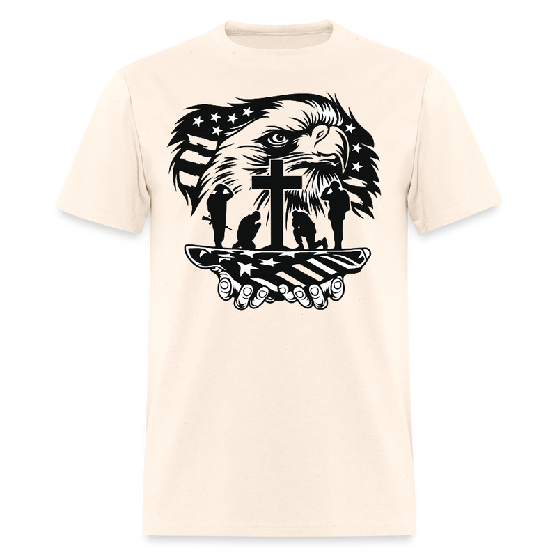 Honor USA Veteran T Shirt - natural