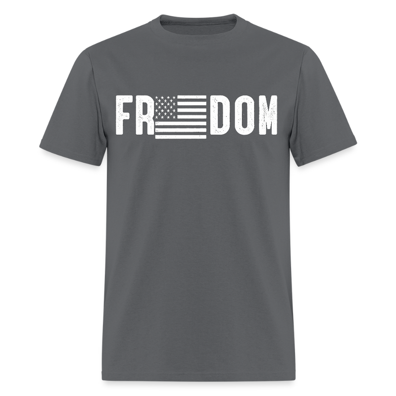 Freedom Charlie Kirk T Shirt - 5 - charcoal