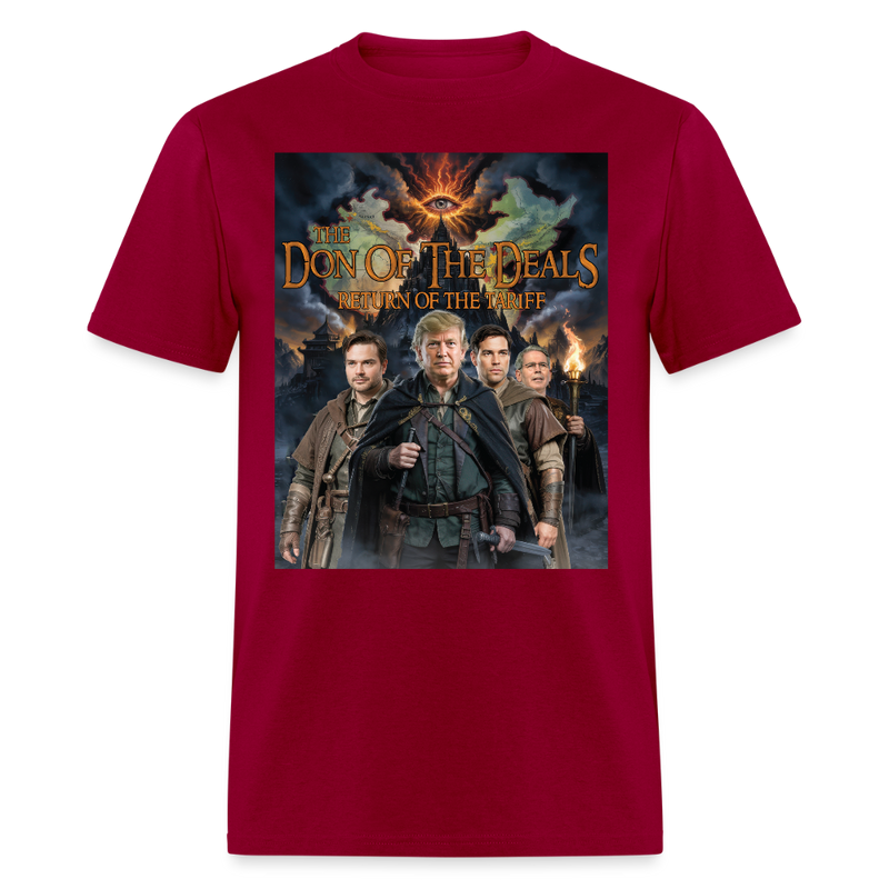 The Don of the Deals Return of the Tariff T Shirt - dark red