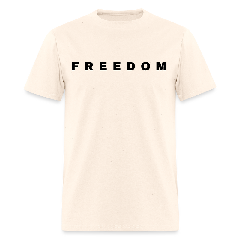 Charlie Kirk Freedom American Flag T Shirt - 3 - natural