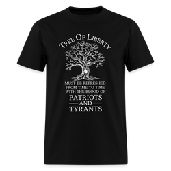 Tree Of Liberty T Shirt - black