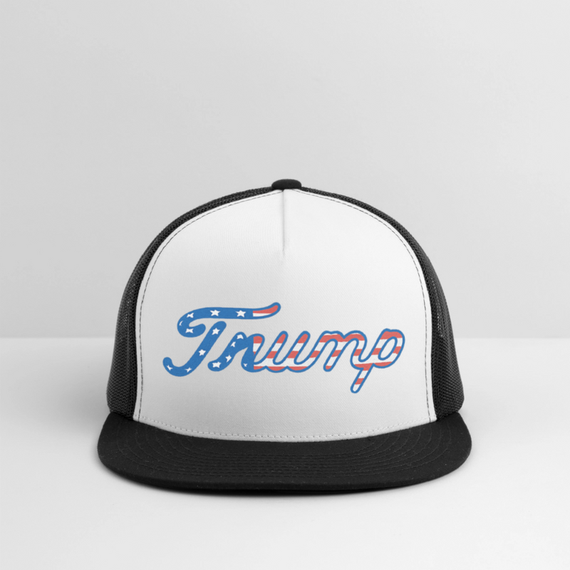 Trump American Trucker Hat - white/black