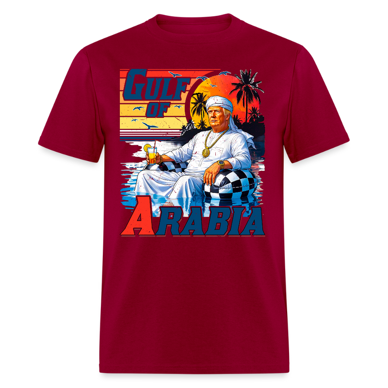 Trump Gulf Of Arabia Persian T Shirt - dark red