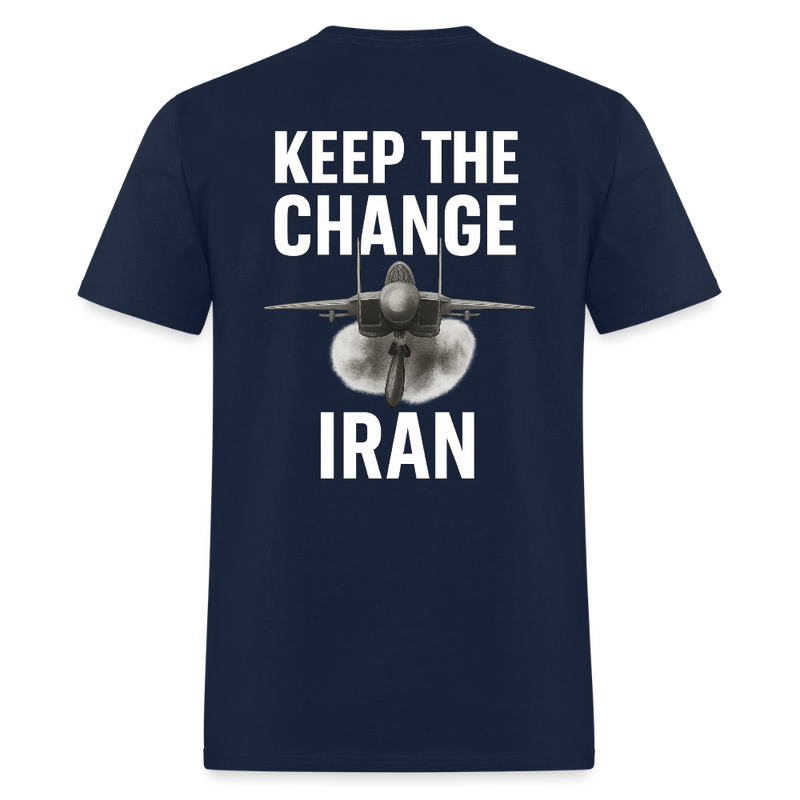 Keep the Change, Iran T Shirt - navy
