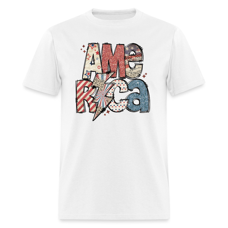 Retro America T Shirt - white