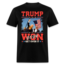Trump Won Get Over It 2024 T Shirt - black