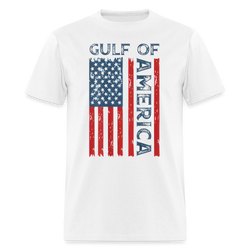 Gulf of America Flag T Shirt - white