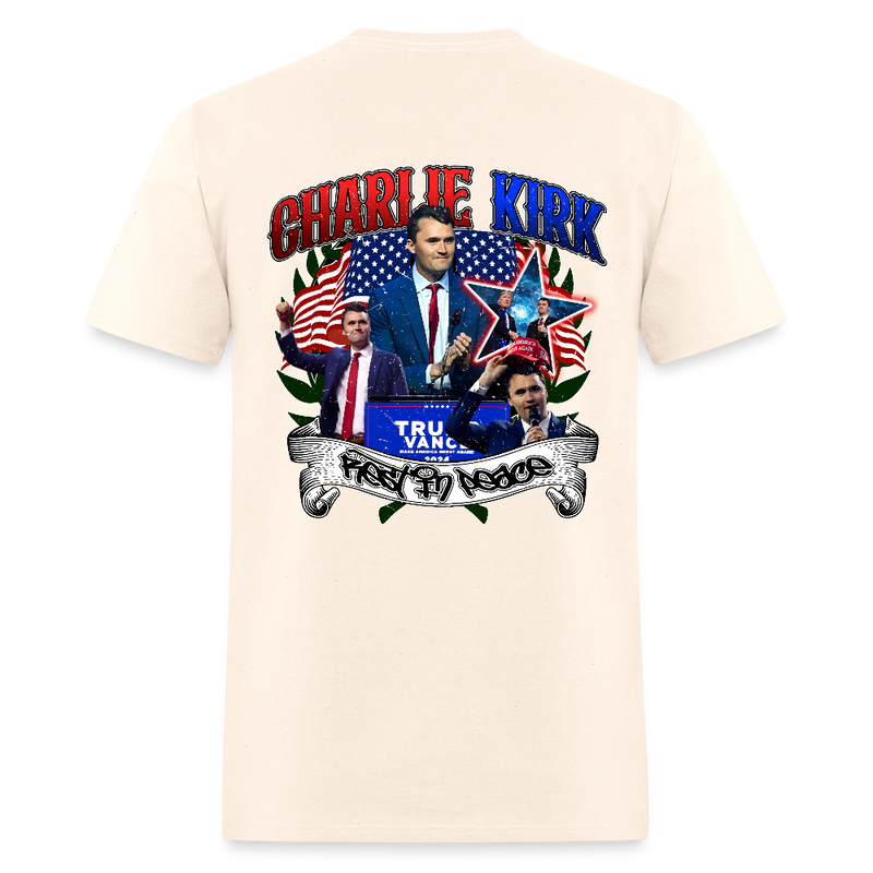 Rest In Peace Charlie Kirk T Shirt - natural