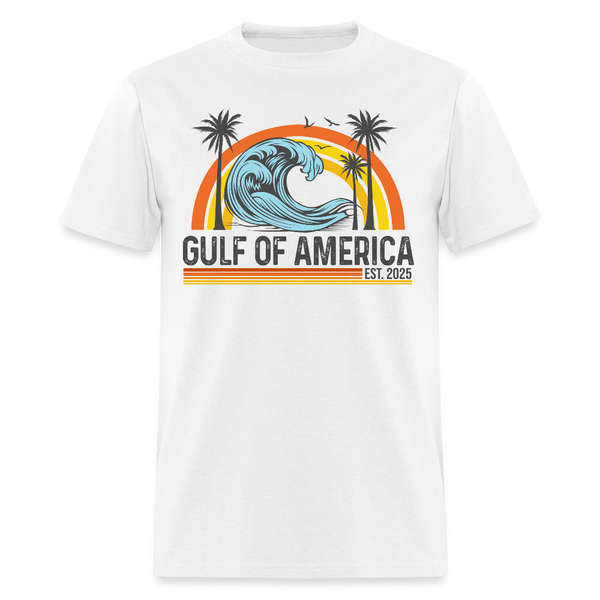 Gulf of America Vintage Beach T Shirt - white