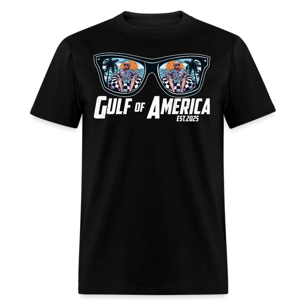Sunglasses Trump Gulf of America T Shirt - black