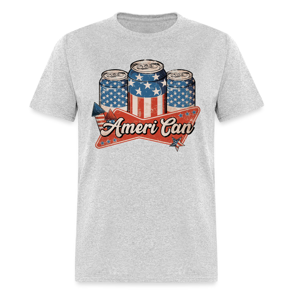 Ameri Can T Shirt - heather gray