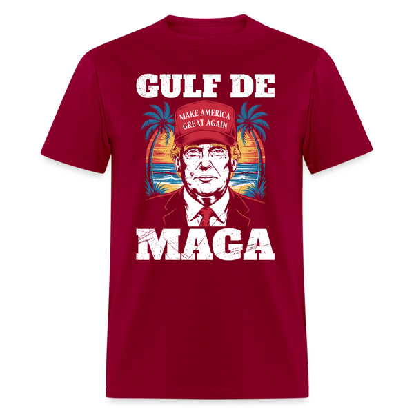 Gulf de MAGA T Shirt - dark red