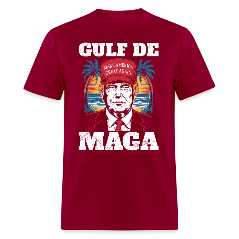 Gulf de MAGA T Shirt - dark red