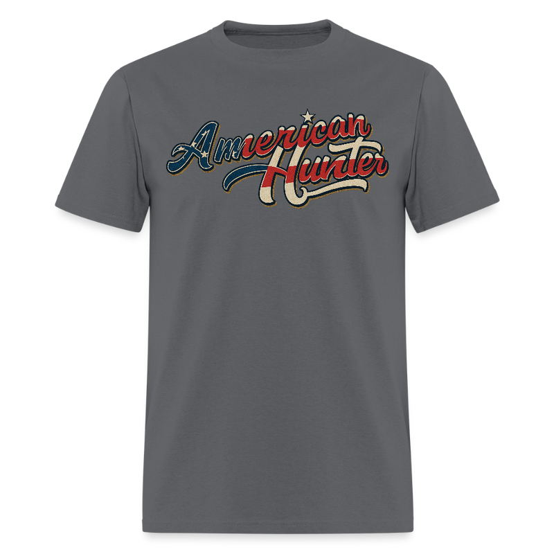 American Hunter T Shirt - charcoal