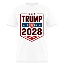 Trump 2028 Patriotic T Shirt - 3 - white