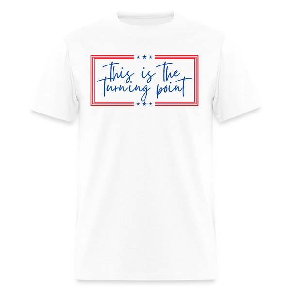 This is the Turning Point T Shirt - 2 - white