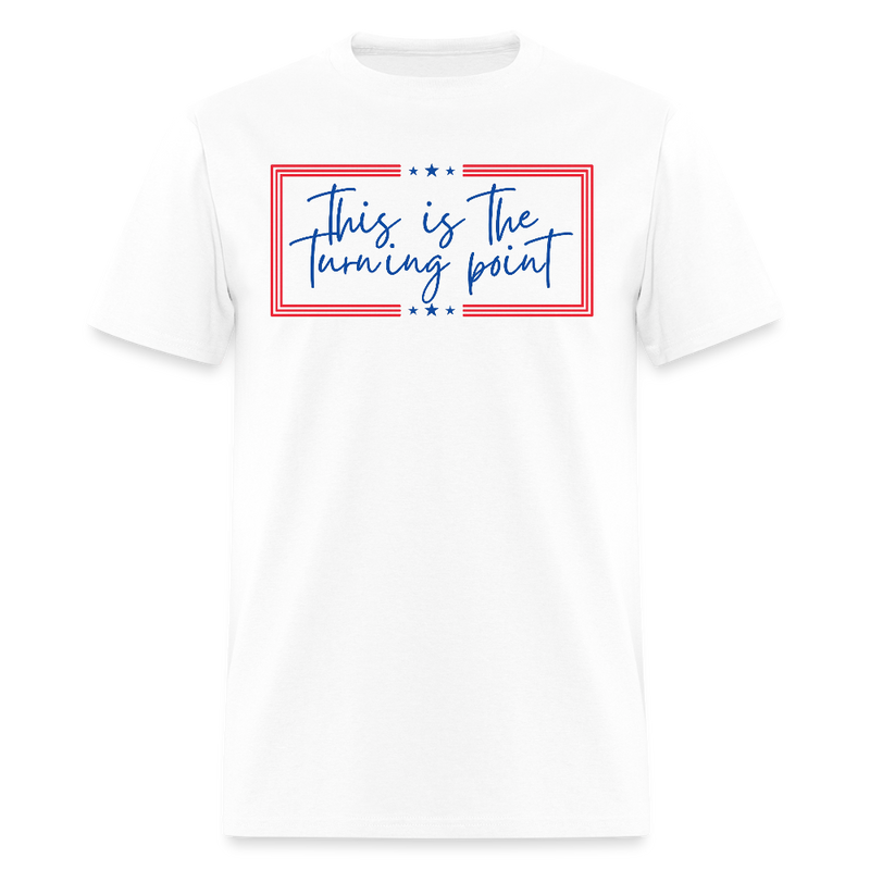 This is the Turning Point T Shirt - 2 - white