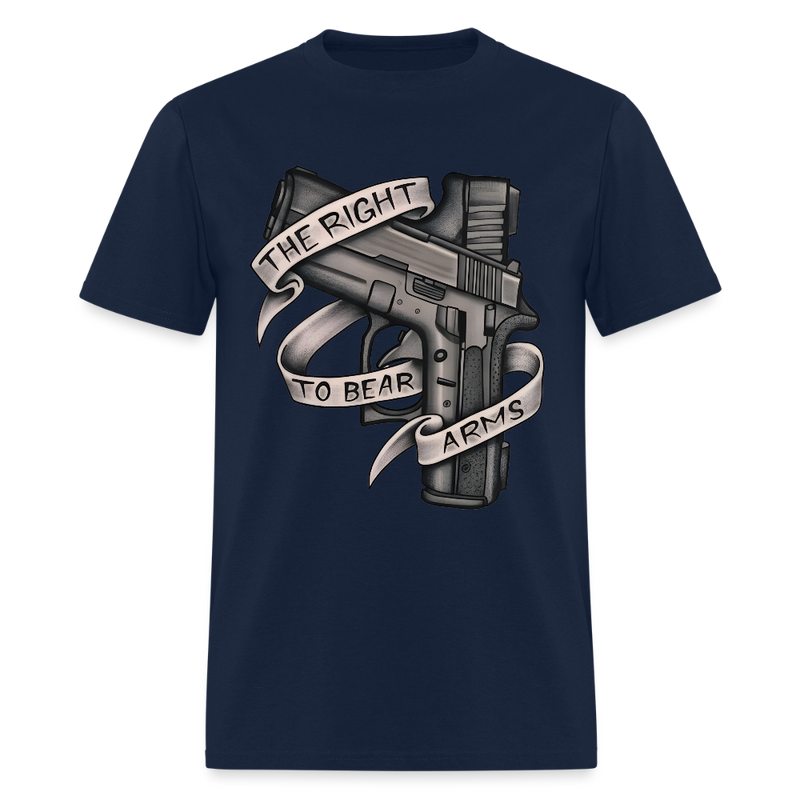 The Right To Bear Arms T Shirt - navy