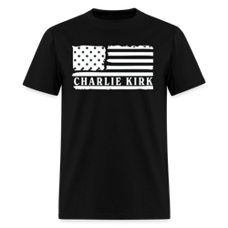 Charlie Kirk USA T Shirt - black