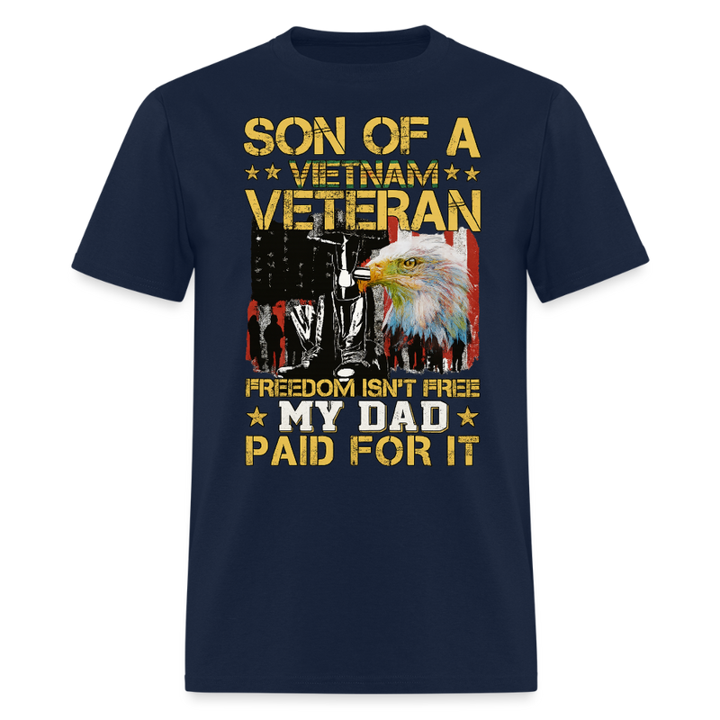 Son of Vietnam Veteran T Shirt - 6 - navy