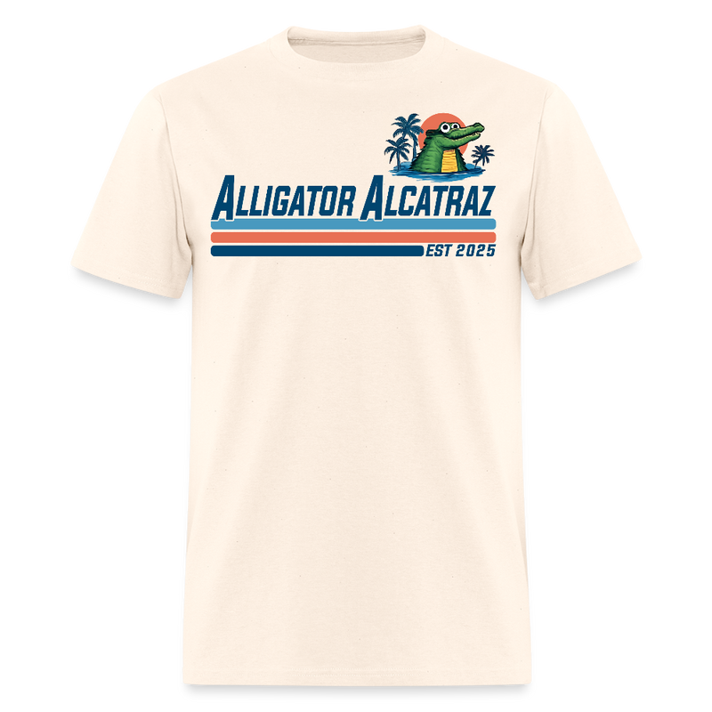 Alligator Alcatraz Est. 2025 T Shirt - natural