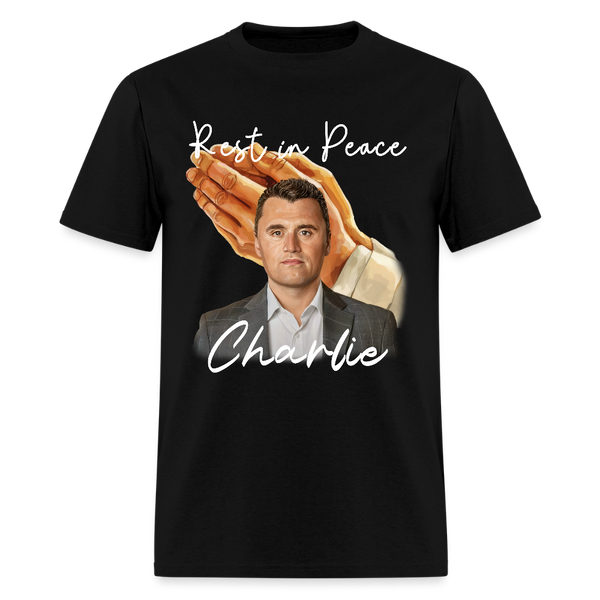 Rest In Peace Charlie T Shirt - black