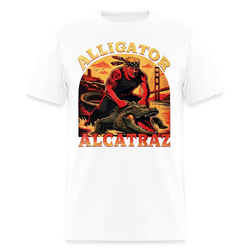 Alligator Alcatraz Trump T Shirt - white
