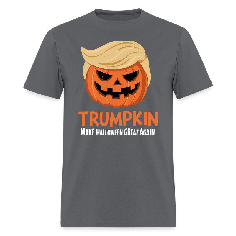 Trumpkin Halloween T Shirt - charcoal
