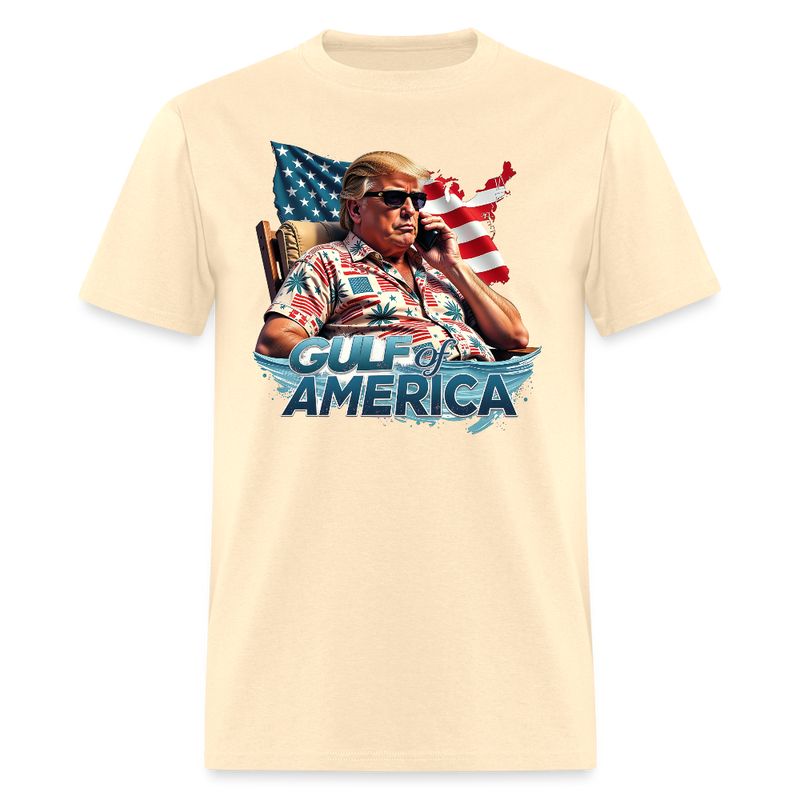 Gulf of America Trump Vacation T Shirt - natural