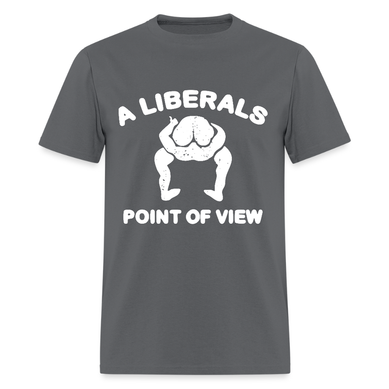 A Liberals Point Of View T Shirt - charcoal