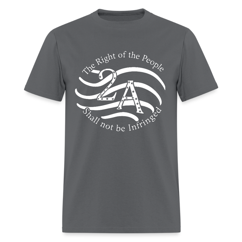 The Right Of The People 2nd Amendment T Shirt - charcoal