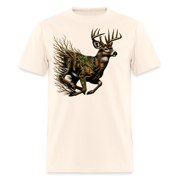 Camo Deer Hunting T Shirt - natural