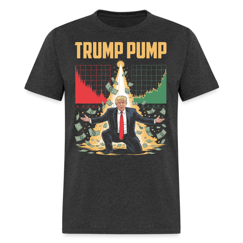 Trump Pump T Shirt - heather black
