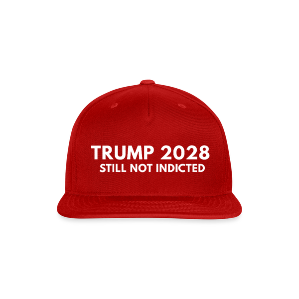 Trump 2028 Still Not Indicted Hat - red