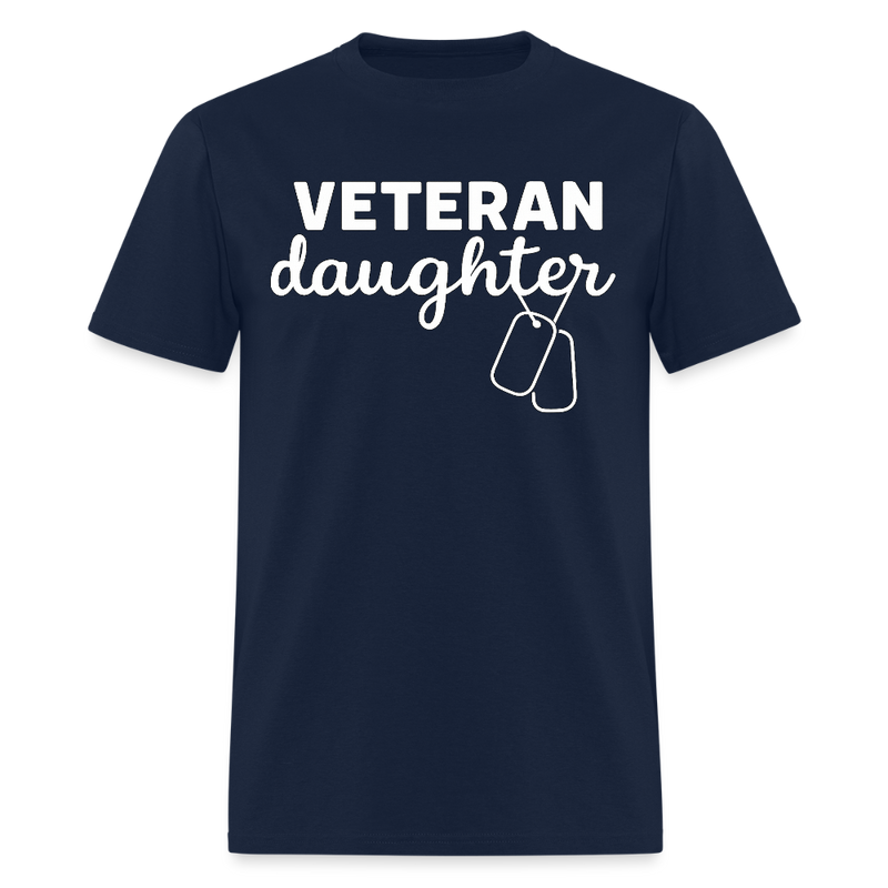 Veteran Daughter T Shirt - navy