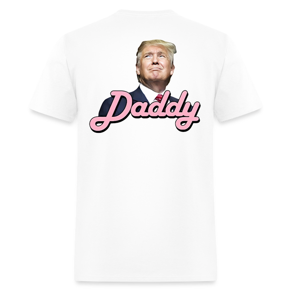 Daddy Trump Double-sided Print T Shirt - 2 - white