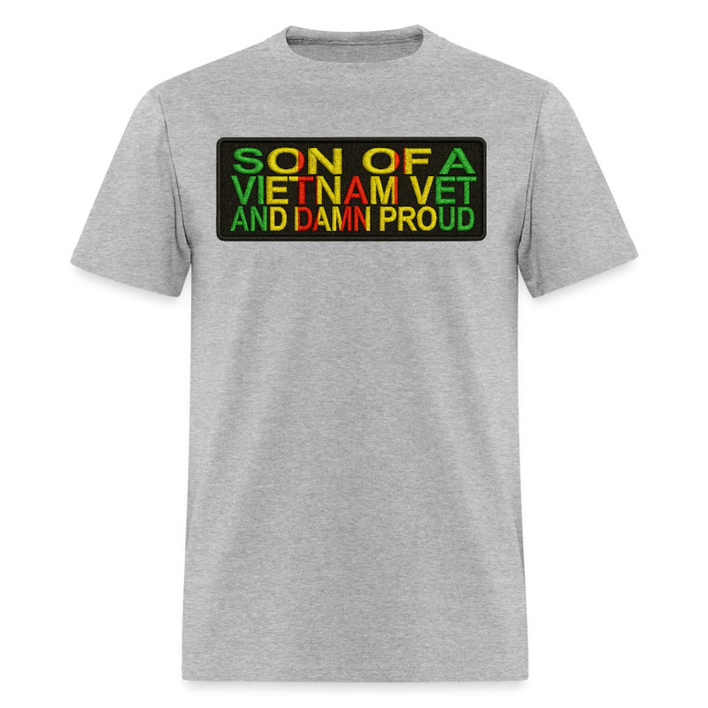 Son of Vietnam Veteran T Shirt - heather gray