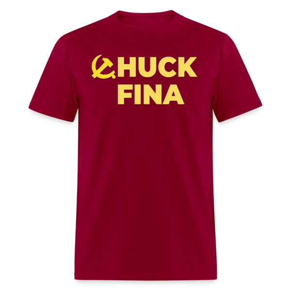 Chuck Fina T Shirt - dark red