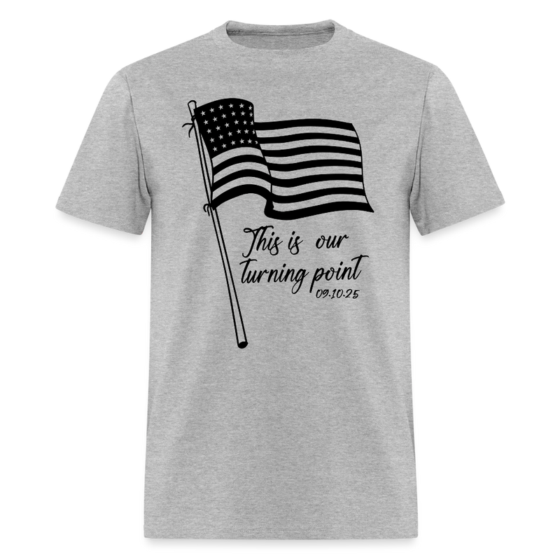 Turning Point USA T Shirt - 2 - heather gray