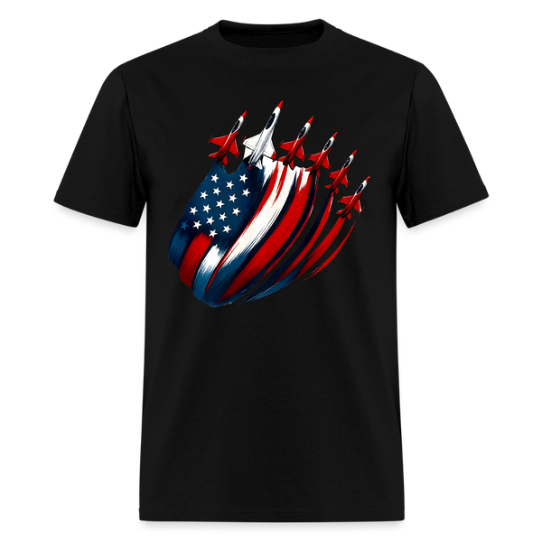 Jets 4th of July T Shirt - black