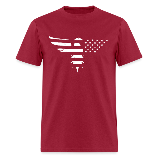 American Eagle T Shirt - dark red