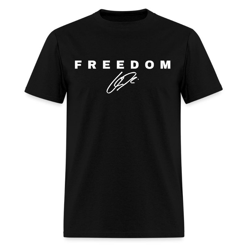 Freedom When People Stop Talking Charlie Kirk T Shirt - 2 - black
