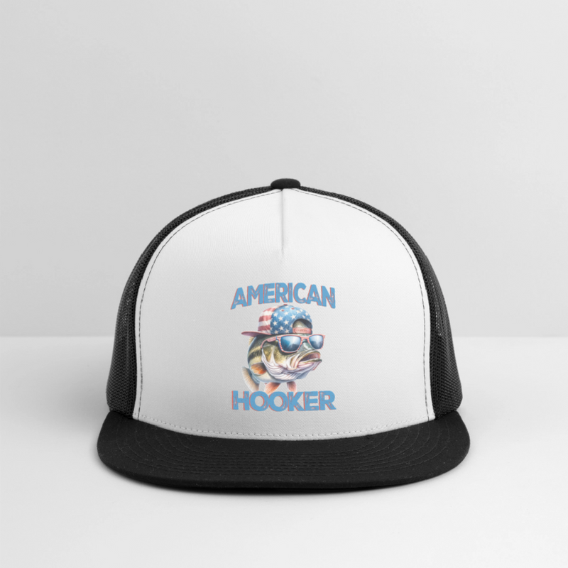 American Hooker Trucker Hat - white/black