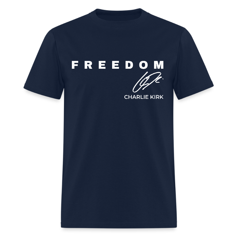 Freedom Thank You Charlie A True Patriot 31 T Shirt - 3 - navy