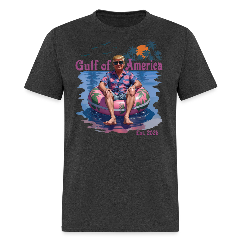 Gulf of America Est. 2025 Trump T Shirt - heather black