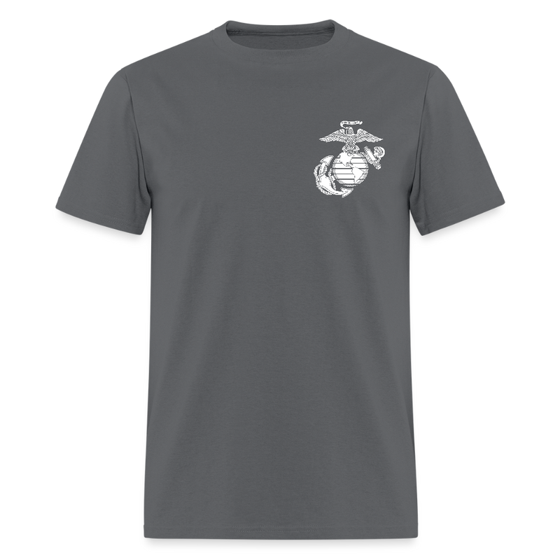 United States Marine Corps 250th Anniversary T Shirt - charcoal