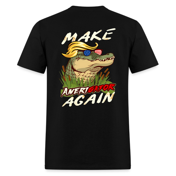 Make Amerigator Again T Shirt - black