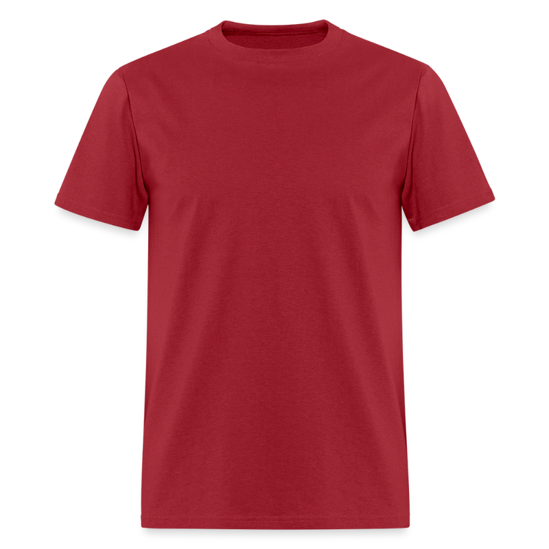 0% Liberal Back Print T Shirt - dark red