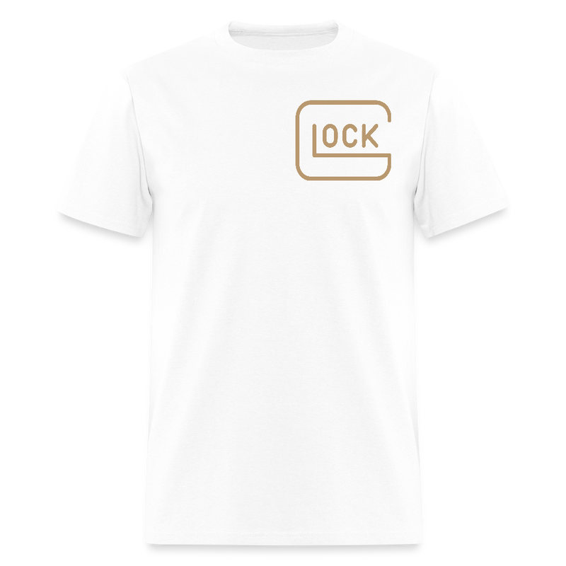 Trump Duck Hunting Glock Gun T Shirt - white