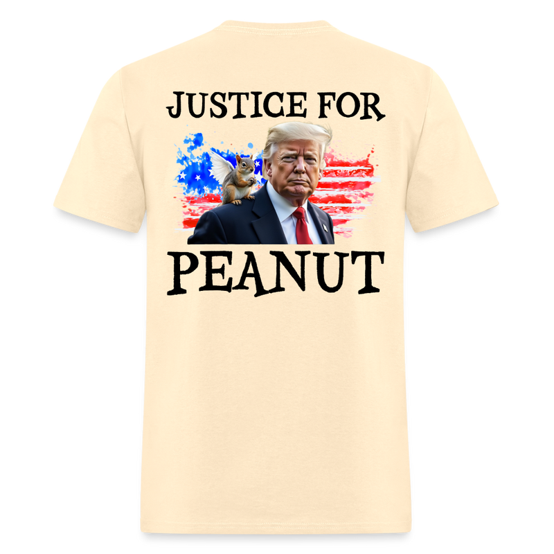 Justice For Peanut T Shirt - natural